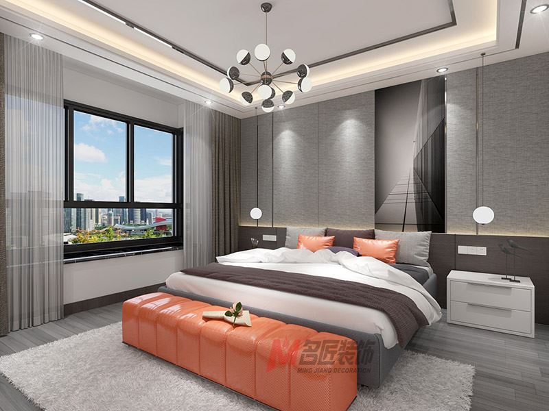 自貢市遠達&middot;南湖領(lǐng)御現(xiàn)代簡約風(fēng)格平層裝修案例