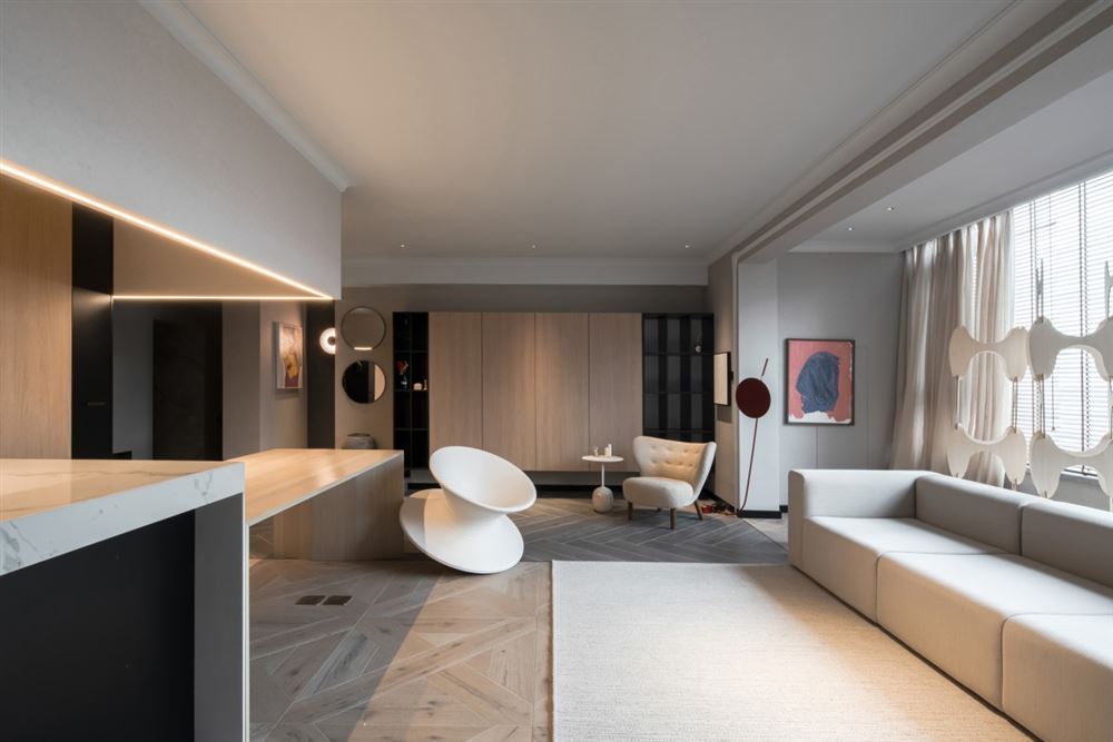 清遠(yuǎn)市城市花園北歐風(fēng)格三居室裝修案例