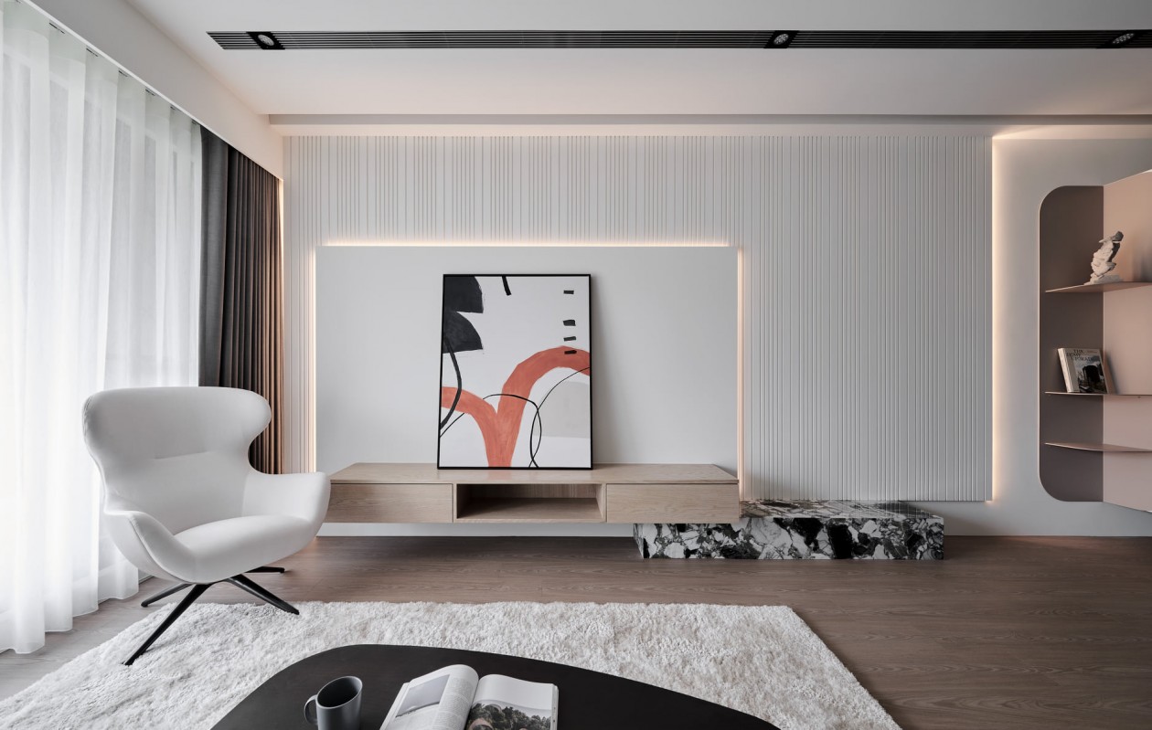 現(xiàn)代簡(jiǎn)約風(fēng)格室內(nèi)設(shè)計(jì)家裝案例-客廳背景墻 現(xiàn)代簡(jiǎn)約風(fēng)格室內(nèi)設(shè)計(jì)家裝案例-客廳背景墻