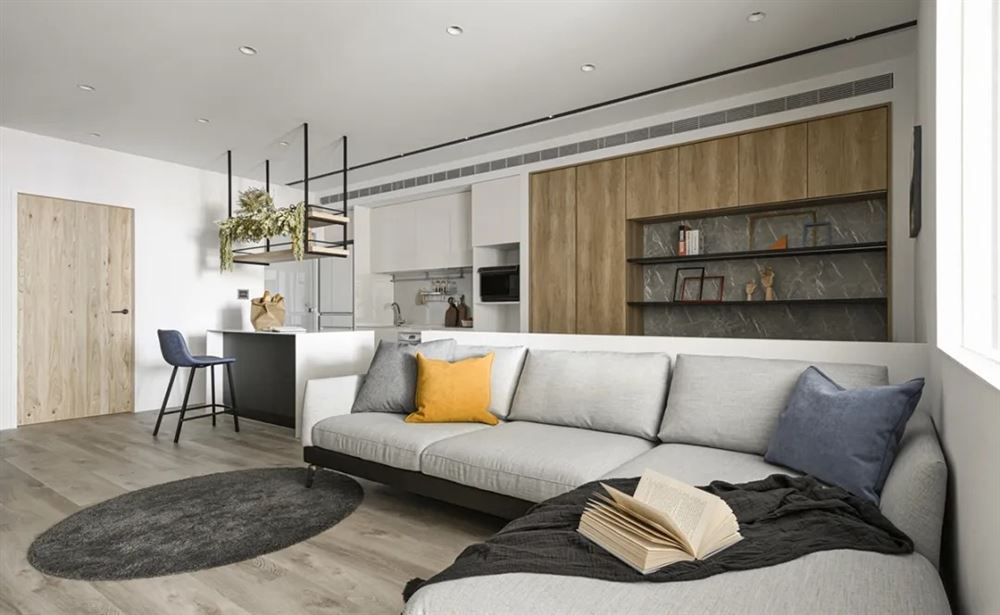 湛江市西粵京基城三期北歐風格三居室裝修案例