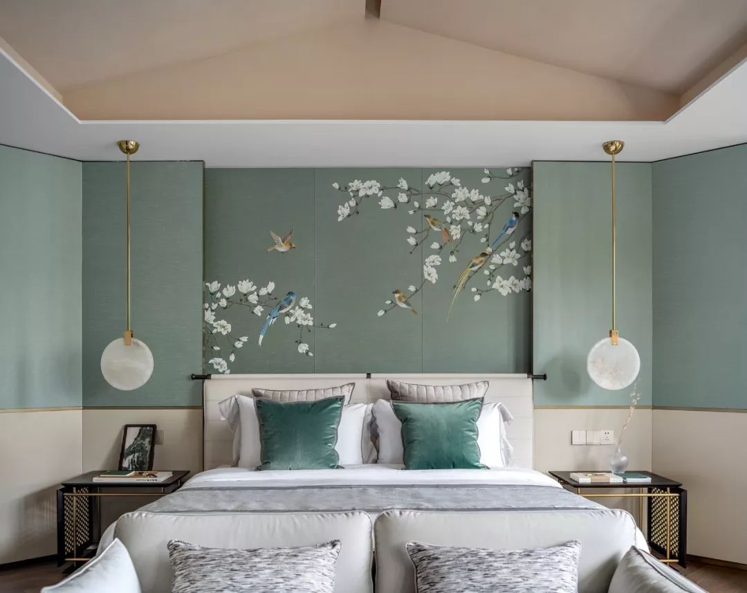 新中式風格家裝設(shè)計室內(nèi)裝修效果圖-臥室 新中式風格家裝設(shè)計室內(nèi)裝修效果圖-臥室