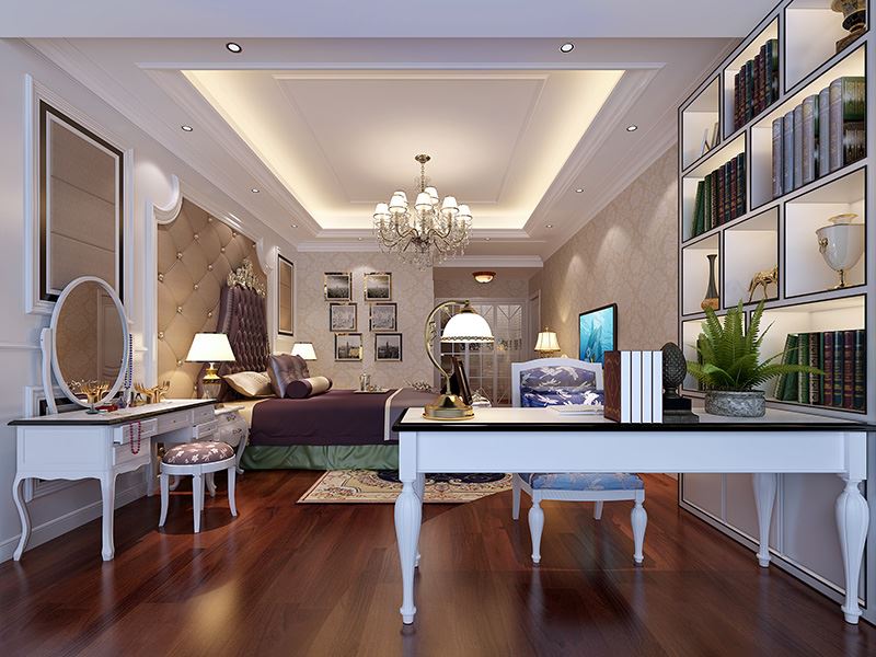 佛山市海倫堡&middot;美的&middot;玖悅府歐式風(fēng)格四居室裝修案例