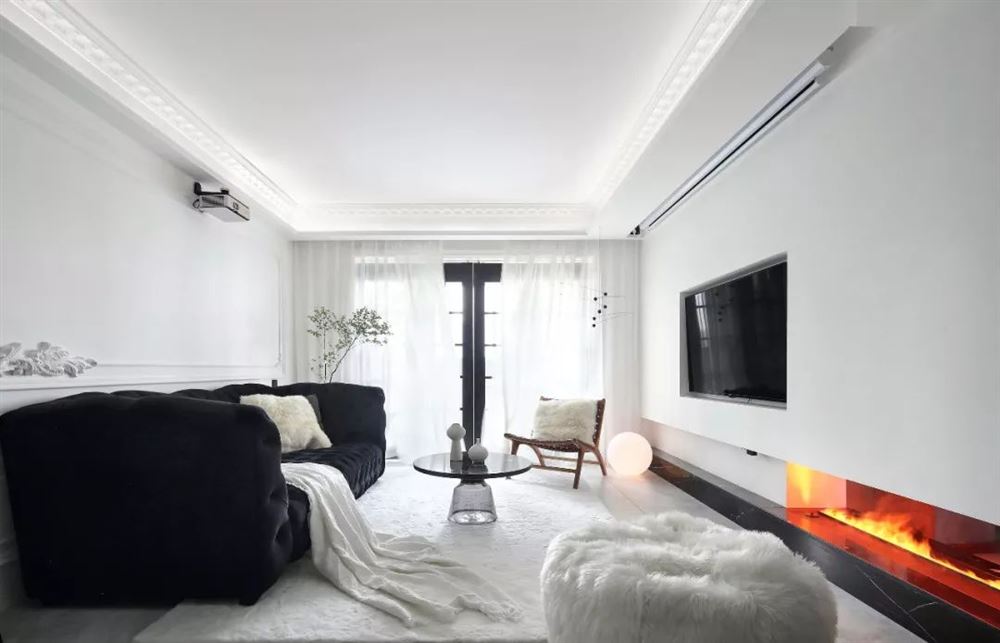 佛山市龍光天宸北歐風(fēng)格三居室裝修案例