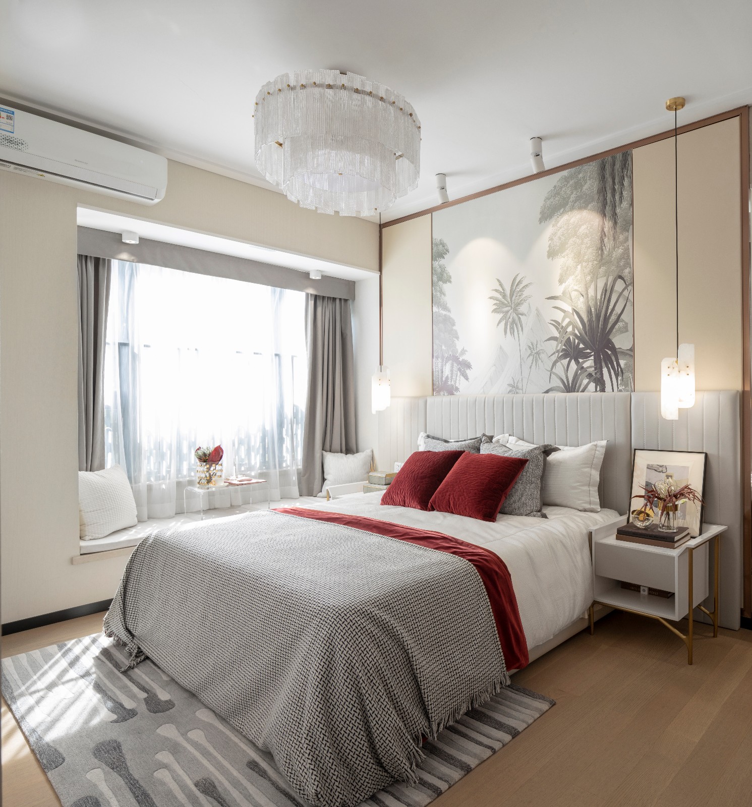 現(xiàn)代輕奢風(fēng)格室內(nèi)設(shè)計(jì)家裝案例-主臥 現(xiàn)代輕奢風(fēng)格室內(nèi)設(shè)計(jì)家裝案例-主臥