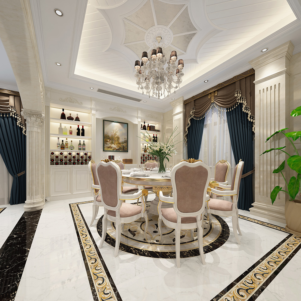 裝修公司歐式奢華風(fēng)格室內(nèi)裝修效果圖-餐廳 裝修公司歐式奢華風(fēng)格室內(nèi)裝修效果圖-餐廳