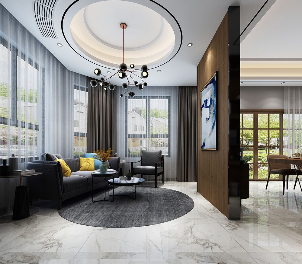 佛山市旭輝江山現(xiàn)代簡(jiǎn)約風(fēng)格別墅裝修案例