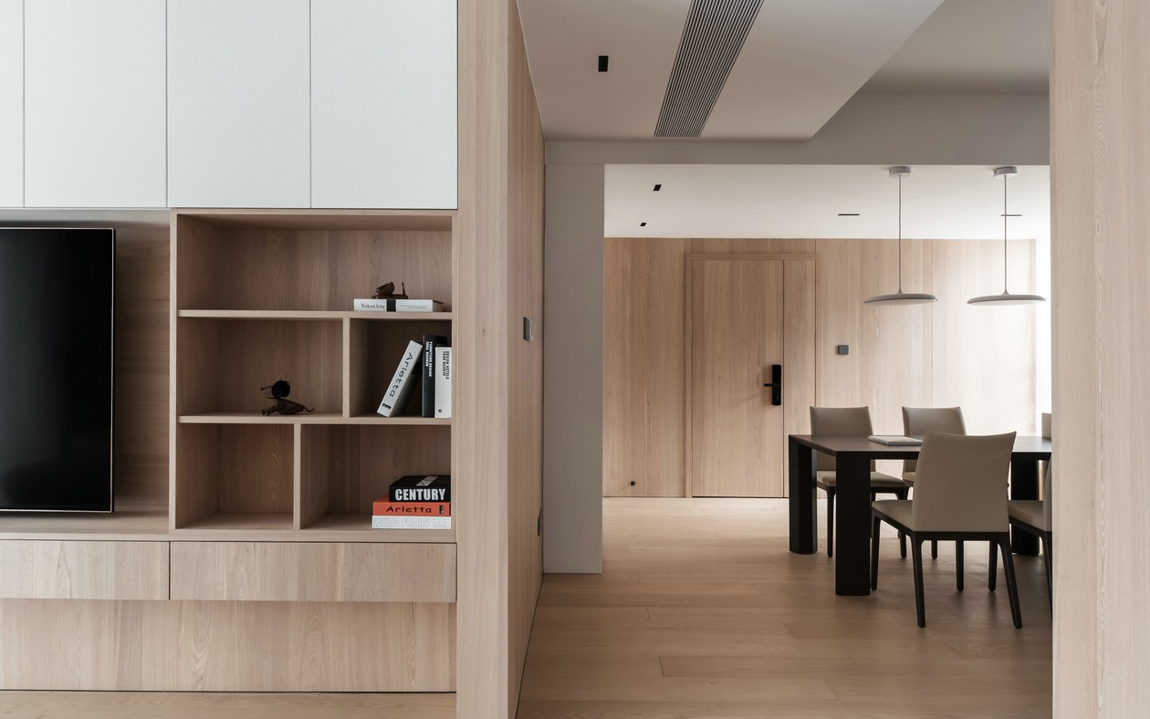 現(xiàn)代極簡原木風(fēng)格室內(nèi)設(shè)計(jì)家裝案例-走道 現(xiàn)代極簡原木風(fēng)格室內(nèi)設(shè)計(jì)家裝案例-走道