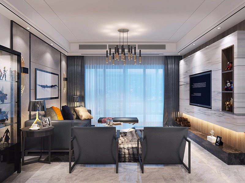 佛山市金地&middot;中南&middot;新城大境現(xiàn)代簡約風(fēng)格三居室裝修案例