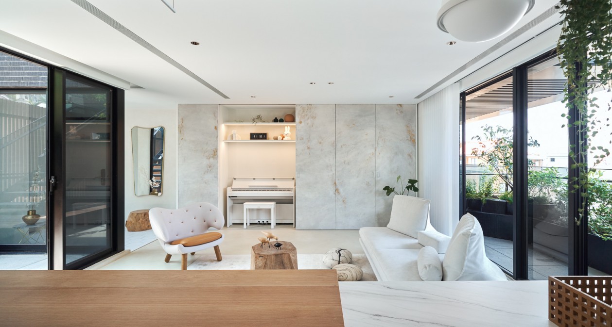 現(xiàn)代北歐風格室內家裝案例效果圖-客廳