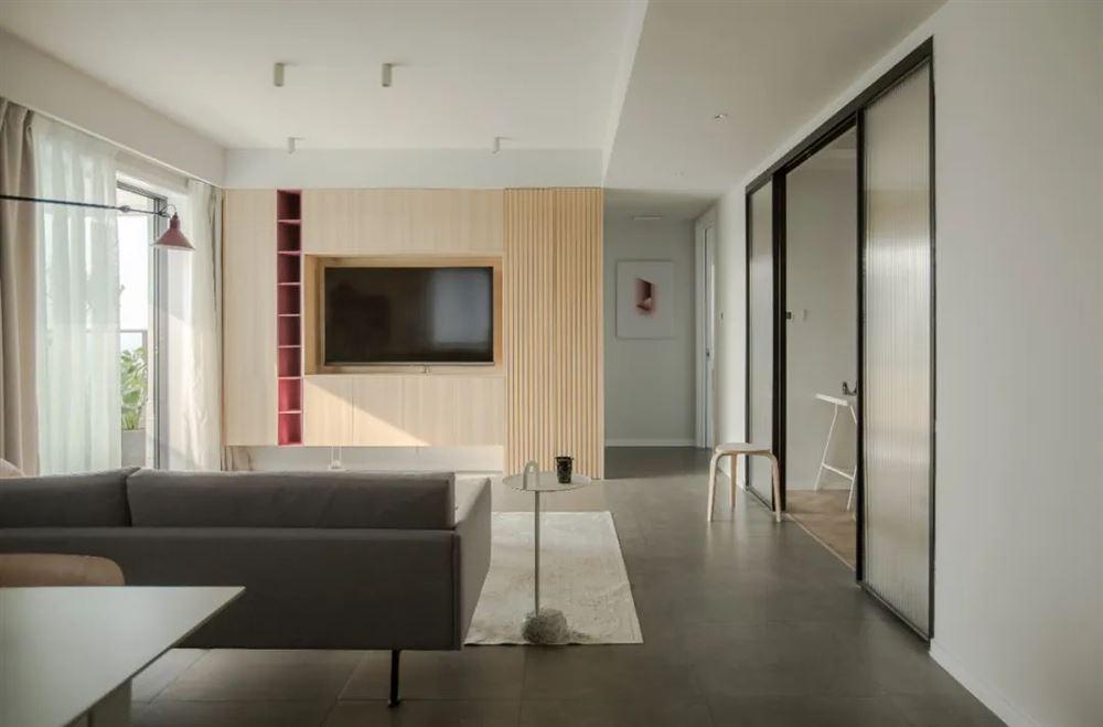 陽江市美侖廣場北歐風格三居室裝修案例