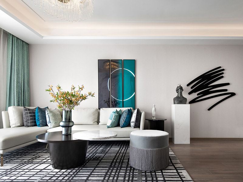 河源市霸王花&middot;麗江花園現(xiàn)代簡(jiǎn)約風(fēng)格三居室裝修案例