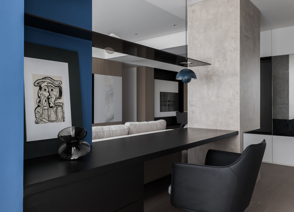 現(xiàn)代簡(jiǎn)約風(fēng)格室內(nèi)家裝案例效果圖-客廳桌椅