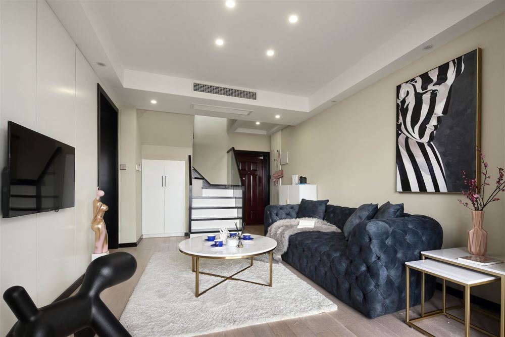 佛山市金地&middot;中南&middot;新城大境現(xiàn)代簡約風(fēng)格復(fù)式裝修案例