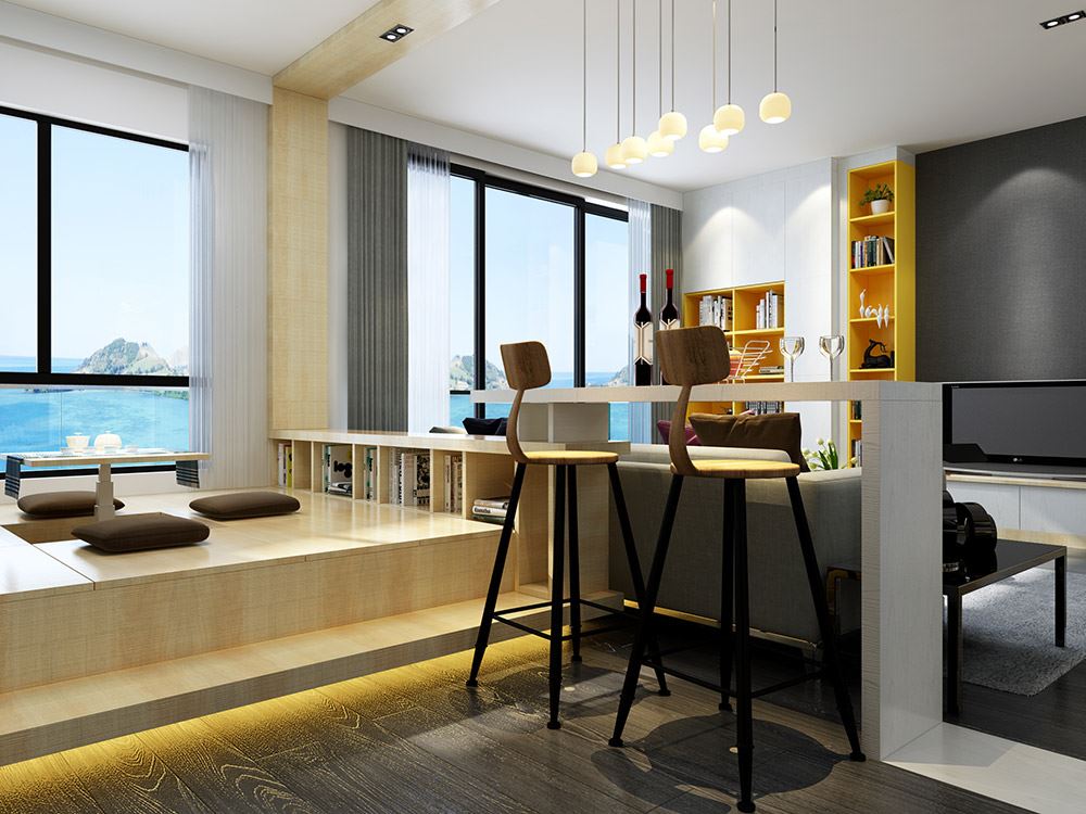 楚雄彝族自治州碧桂園(元謀)現(xiàn)代簡約風(fēng)格二居室裝修案例