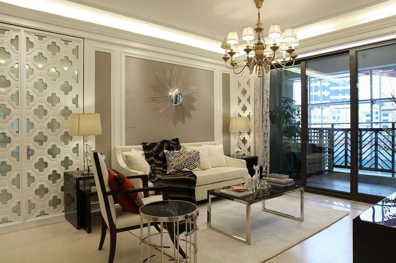 佛山市招商&middot;悅府歐式風格三居室裝修案例