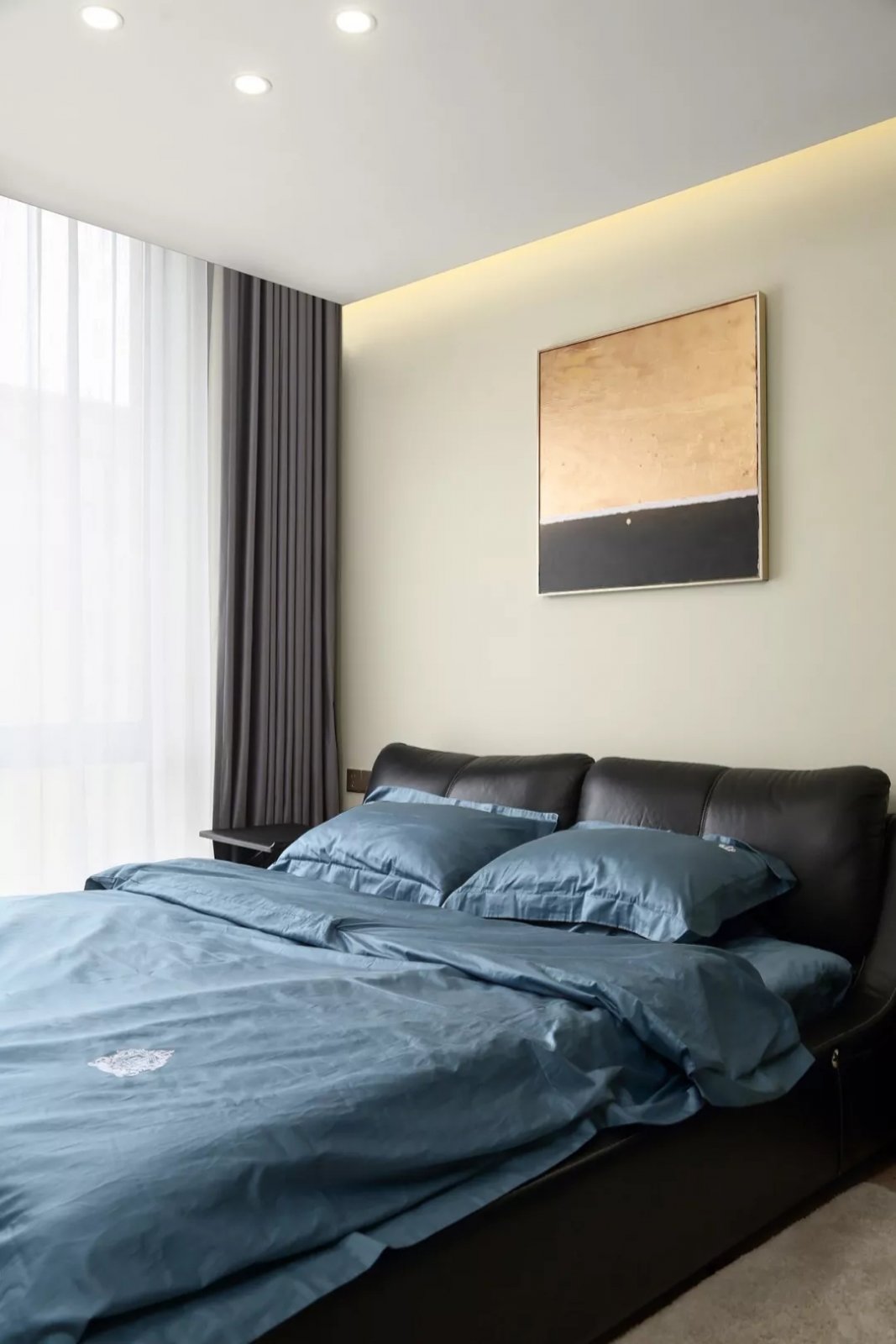 裝修公司后現(xiàn)代簡約風格室內裝修效果圖-臥室