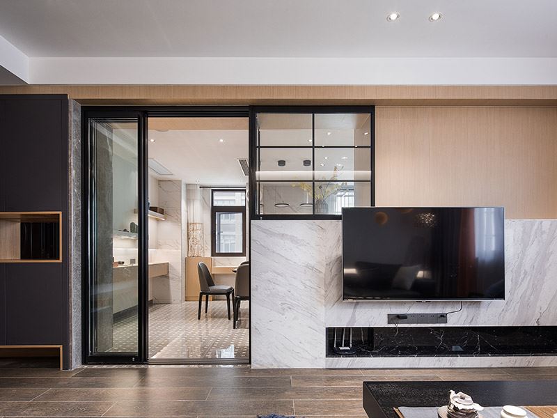 常州市御城現(xiàn)代簡約風(fēng)格四居室裝修案例