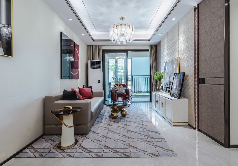 江門(mén)市君匯熙庭輕奢風(fēng)格三居室裝修案例