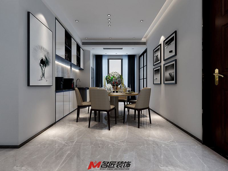 廣州市珠江國(guó)際城歐式風(fēng)格二居室裝修案例