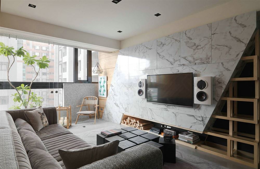 湛江市西粵京基城二期現(xiàn)代簡(jiǎn)約風(fēng)格三居室裝修案例