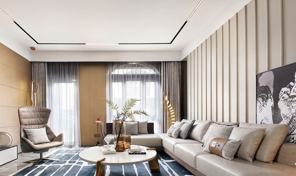 楚雄彝族自治州半山國(guó)際現(xiàn)代風(fēng)格別墅裝修案例