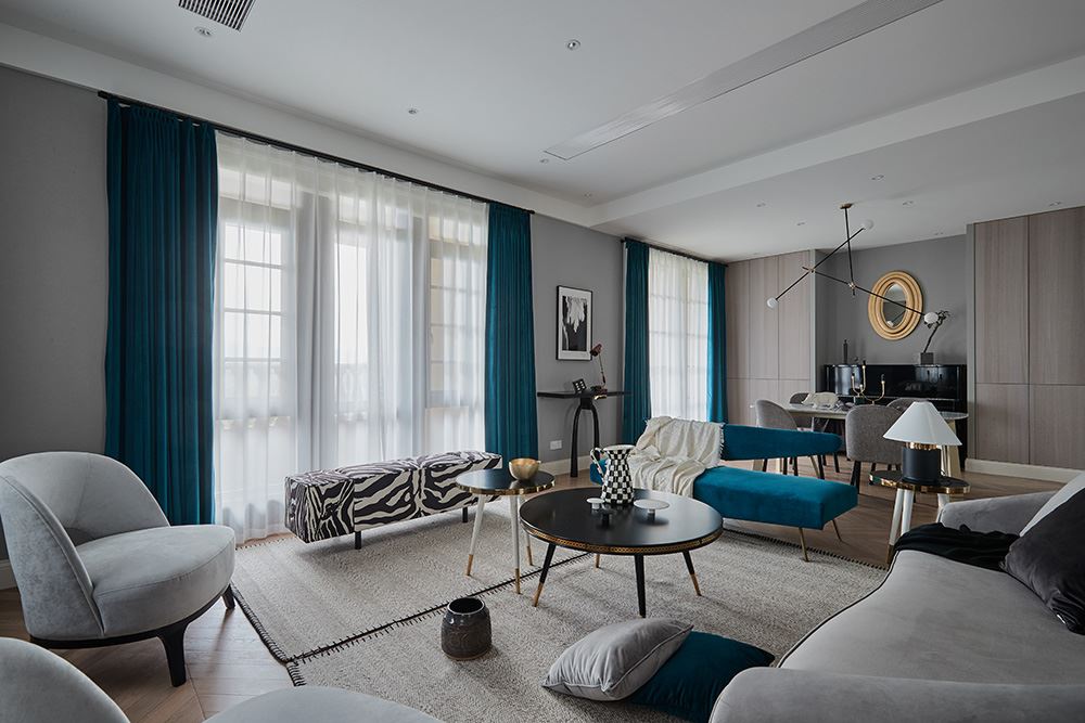 廣州市廣地花園輕奢風(fēng)格三居室裝修案例