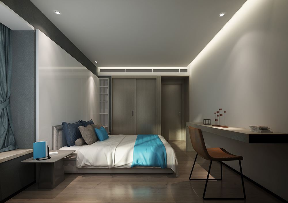 廣州市中?；骋继柆F(xiàn)代簡約風(fēng)格四居室裝修案例