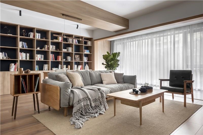 佛山市保利時代天珀現(xiàn)代風格二居室裝修案例