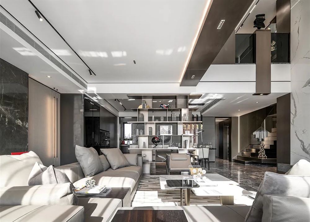 佛山市保利時代天珀輕奢風格別墅裝修案例