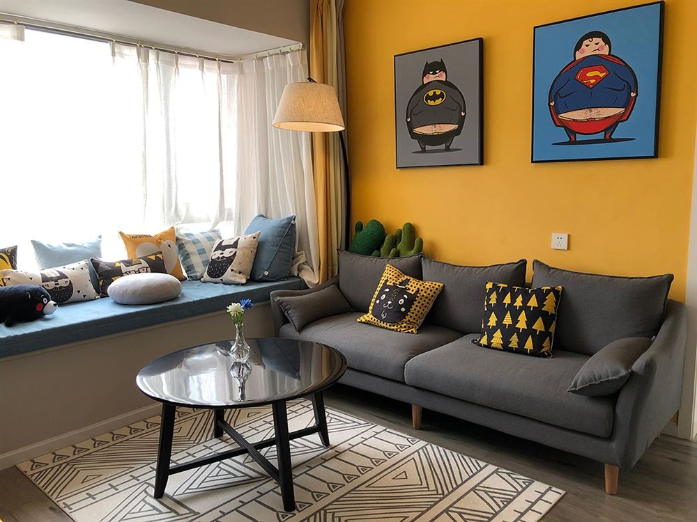 廣州市珠江帝景苑北歐風(fēng)格三居室裝修案例