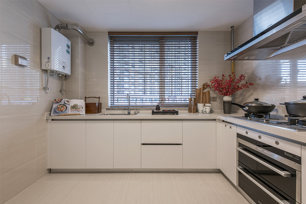 南寧華發(fā)國賓壹號三居144平米新中式風格室內(nèi)裝修案例-廚房 南寧華發(fā)國賓壹號三居144平米新中式風格室內(nèi)裝修案例-廚房