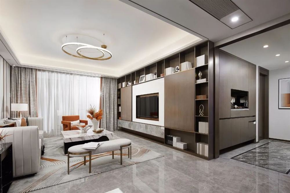 佛山市恒大山湖郡現(xiàn)代簡約風格四居室裝修案例