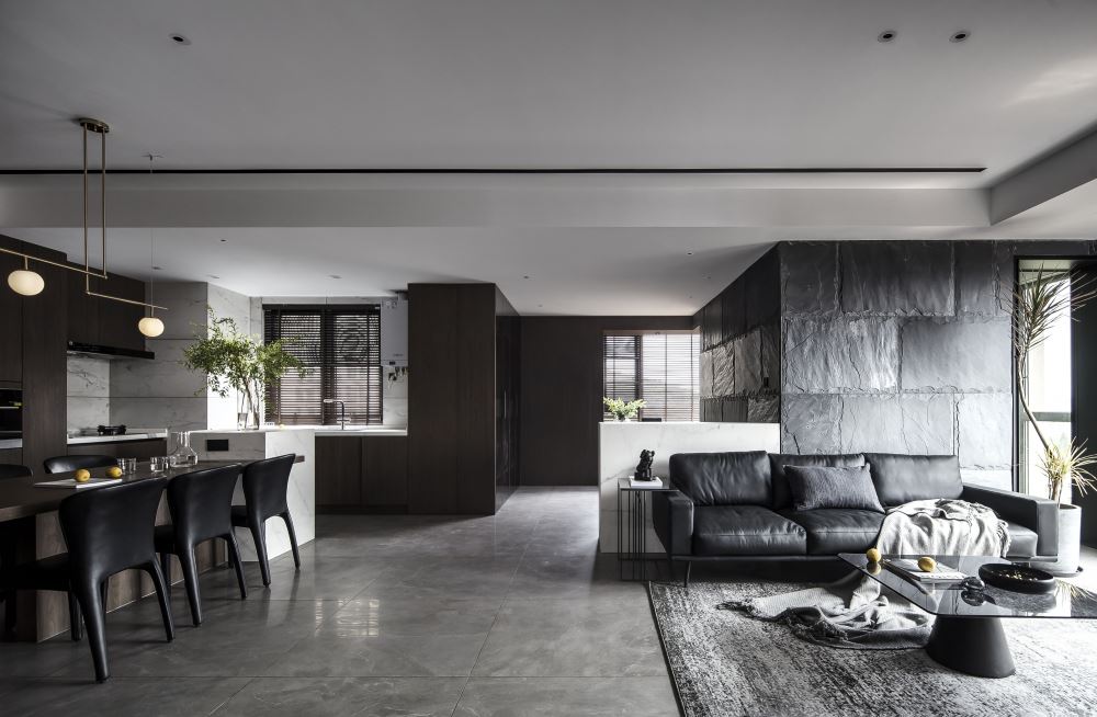 江門市珠江國際新城現(xiàn)代簡約風(fēng)格三居室裝修案例