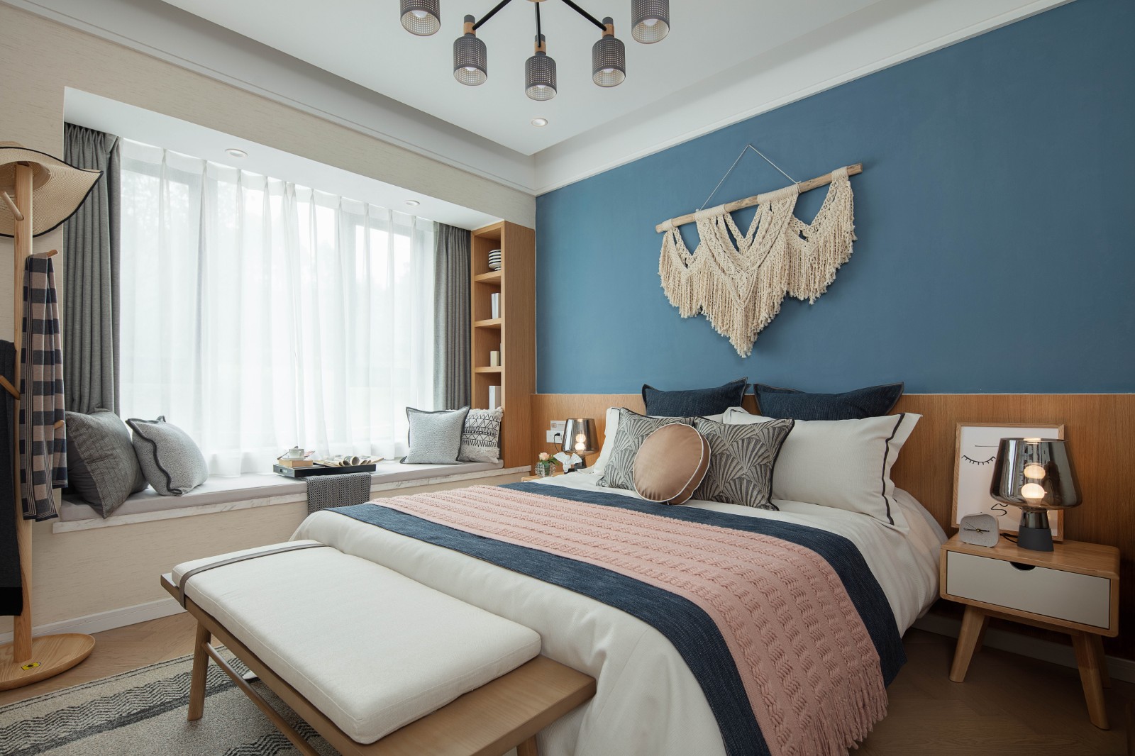 北歐風(fēng)格家裝設(shè)計室內(nèi)裝修效果圖-臥室 北歐風(fēng)格家裝設(shè)計室內(nèi)裝修效果圖-臥室