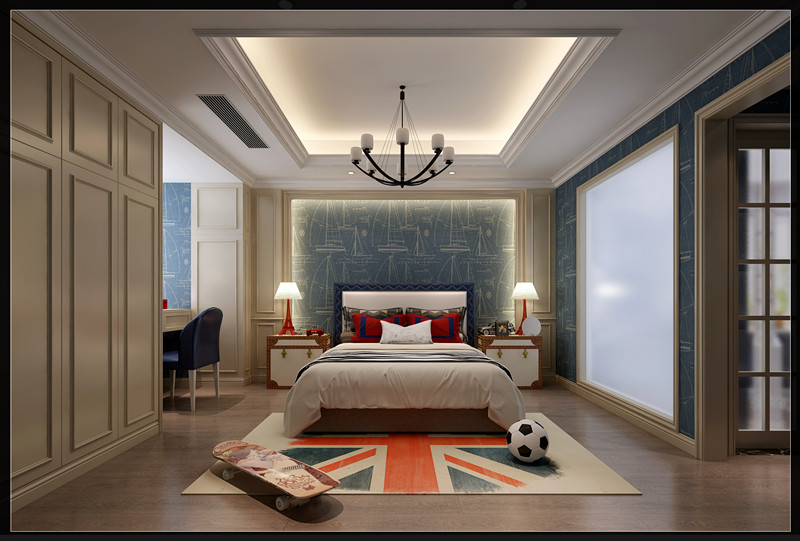 歐式風(fēng)格室內(nèi)裝修設(shè)計(jì)效果圖-保利中央公館四居175平米-室內(nèi)裝修設(shè)計(jì)兒童房 歐式風(fēng)格室內(nèi)裝修設(shè)計(jì)效果圖-保利中央公館四居175平米-室內(nèi)裝修設(shè)計(jì)兒童房