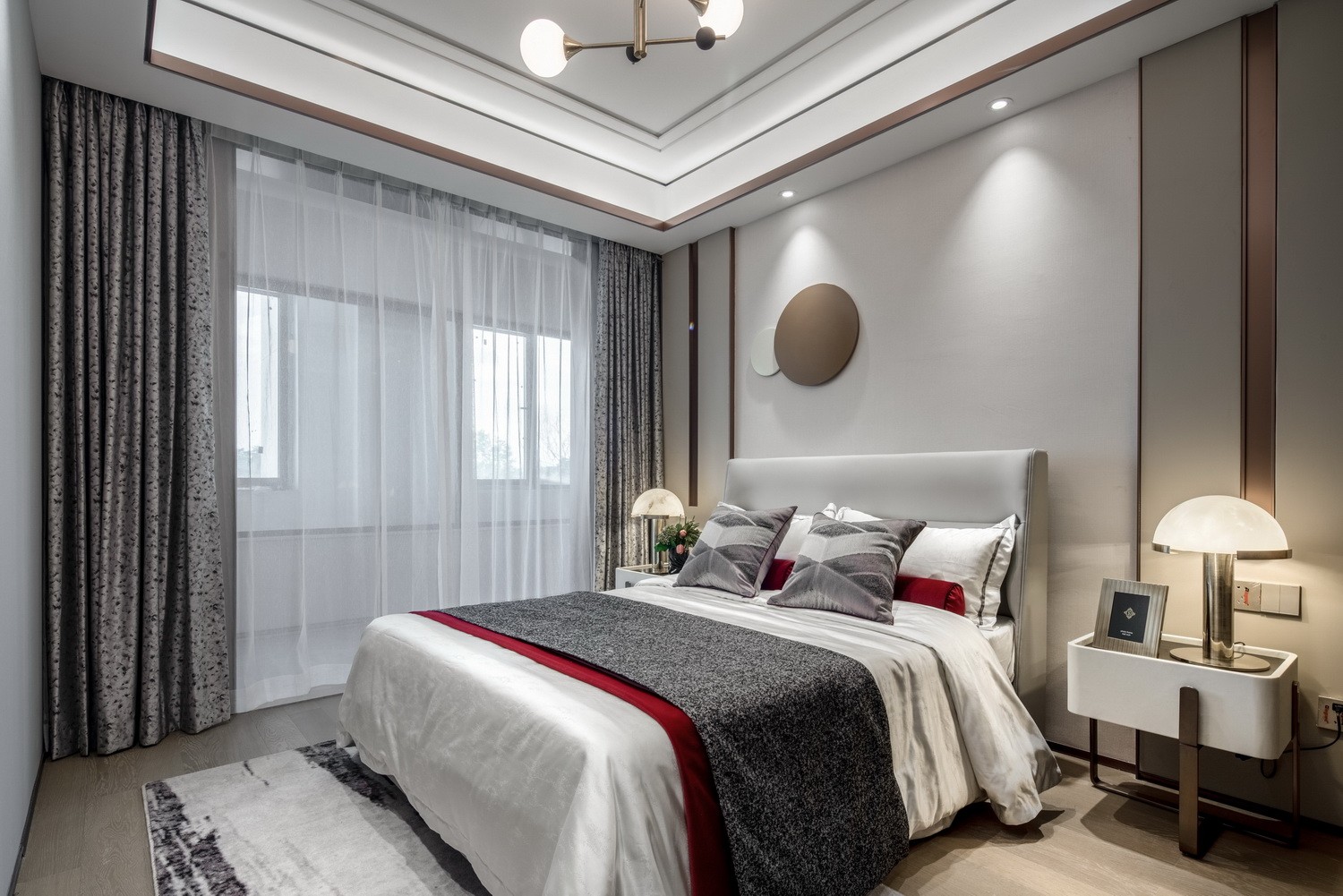 現(xiàn)代新中式風格室內(nèi)設計家裝案例-老人房