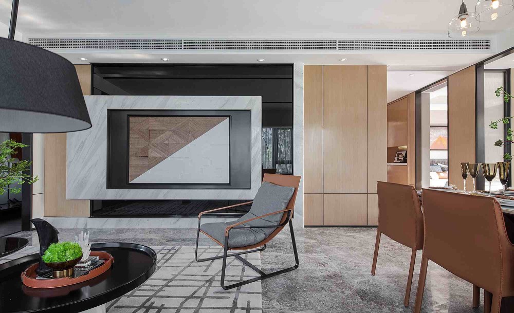 北歐風(fēng)格室內(nèi)家裝案例效果圖-客廳電視背景墻 北歐風(fēng)格室內(nèi)家裝案例效果圖-客廳電視背景墻