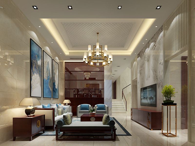 泰州市碧波苑現(xiàn)代簡約風(fēng)格別墅裝修案例