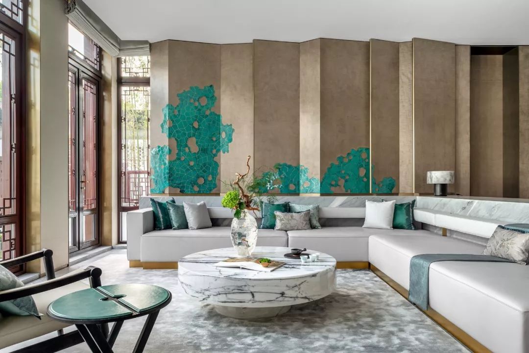 新中式風格家裝設(shè)計室內(nèi)裝修效果圖-客廳 新中式風格家裝設(shè)計室內(nèi)裝修效果圖-客廳