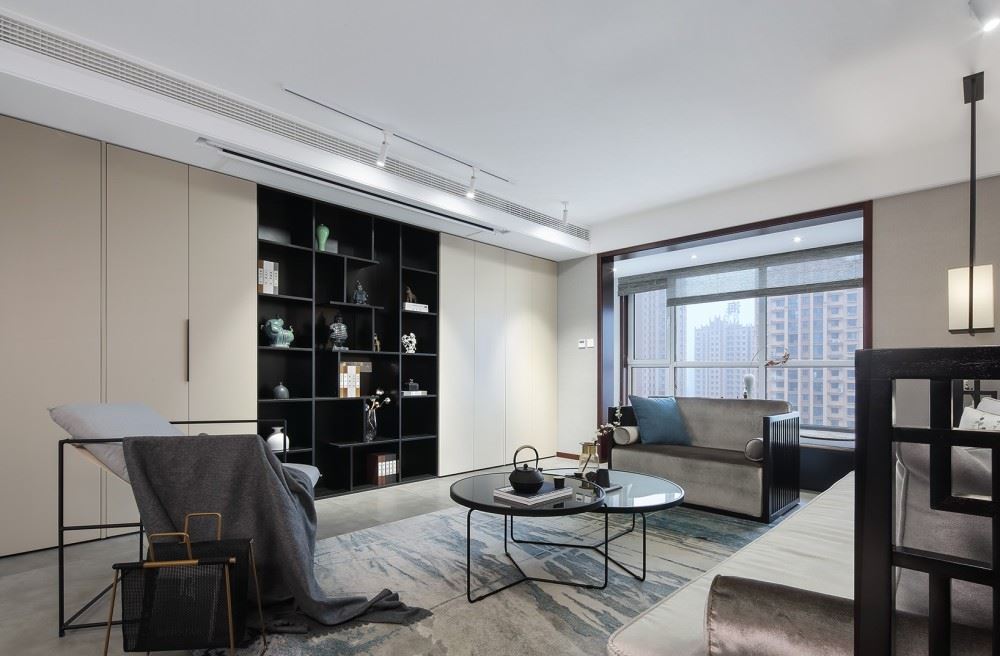 曲靖市南疆坤城新中式風(fēng)格四居室裝修案例