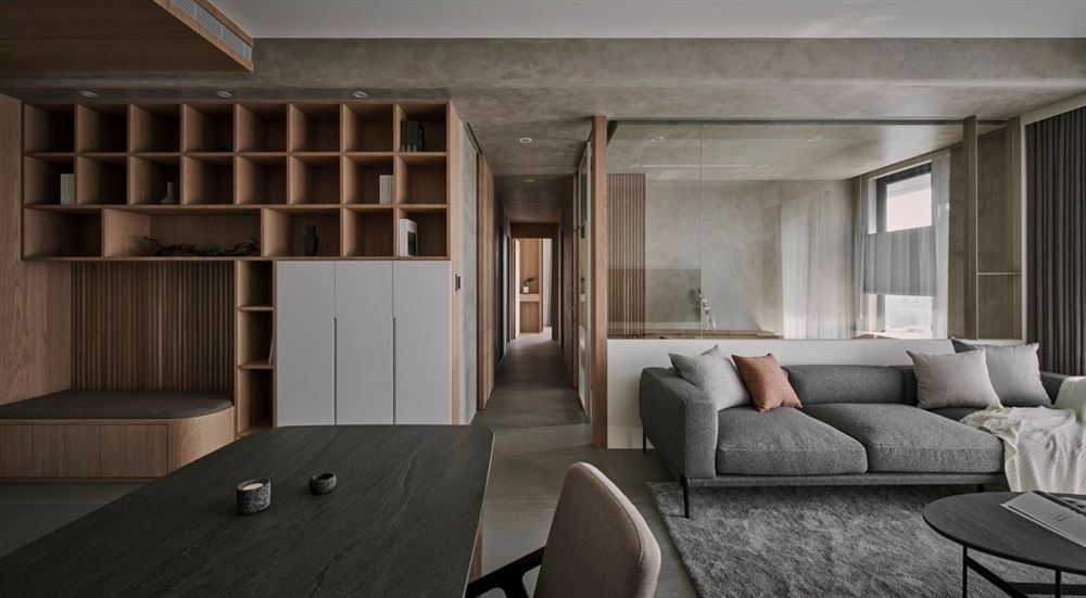 江門市越秀星匯名庭現(xiàn)代簡約風(fēng)格三居室裝修案例