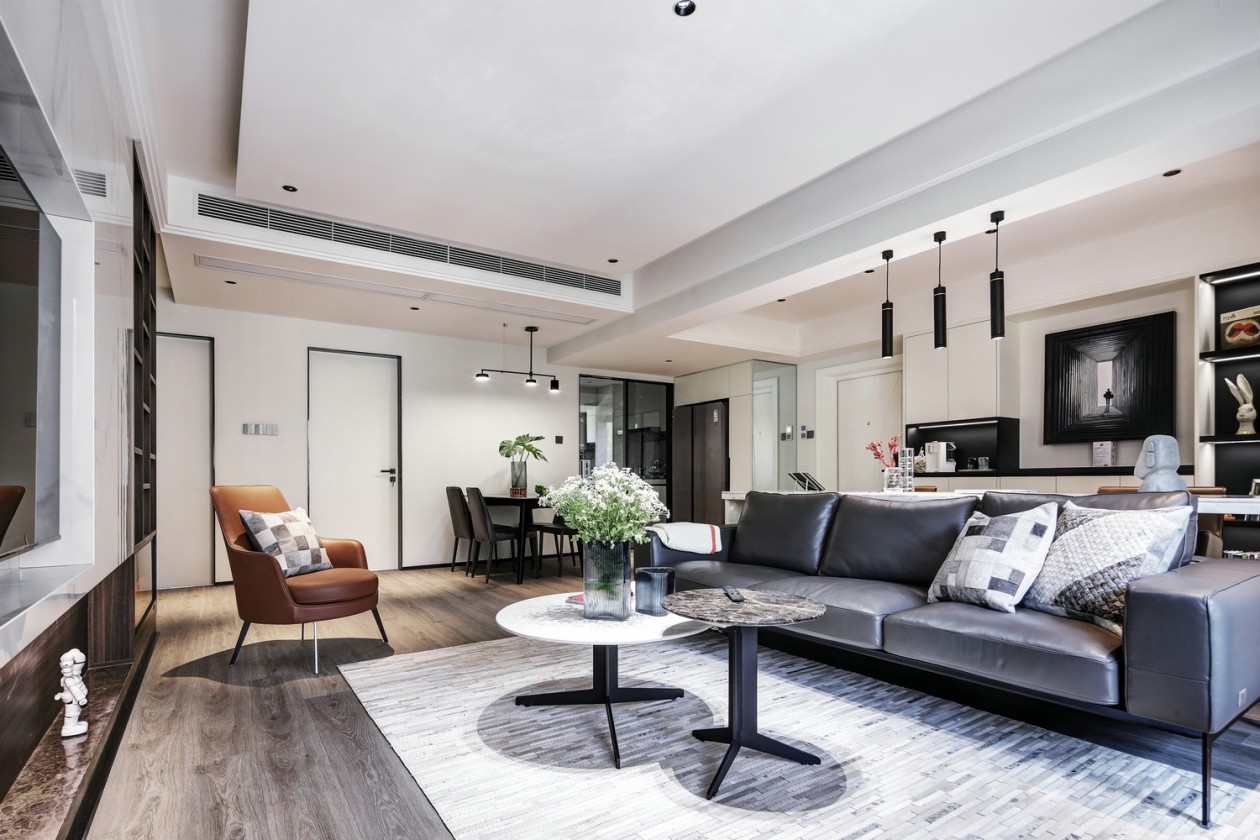 現(xiàn)代簡約風格室內(nèi)設計家裝案例-客餐廳 現(xiàn)代簡約風格室內(nèi)設計家裝案例-客餐廳