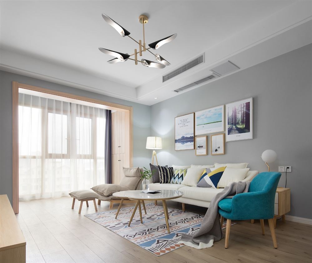 江門市碧桂園翡翠香堤北歐風(fēng)格三居室裝修案例