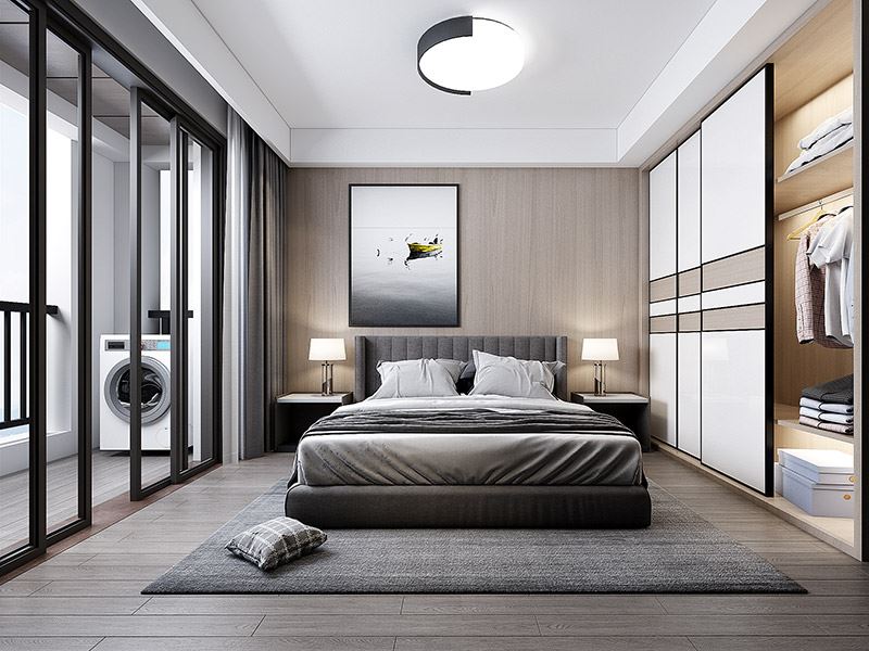 常州市懷德名園北歐風(fēng)格三居室裝修案例