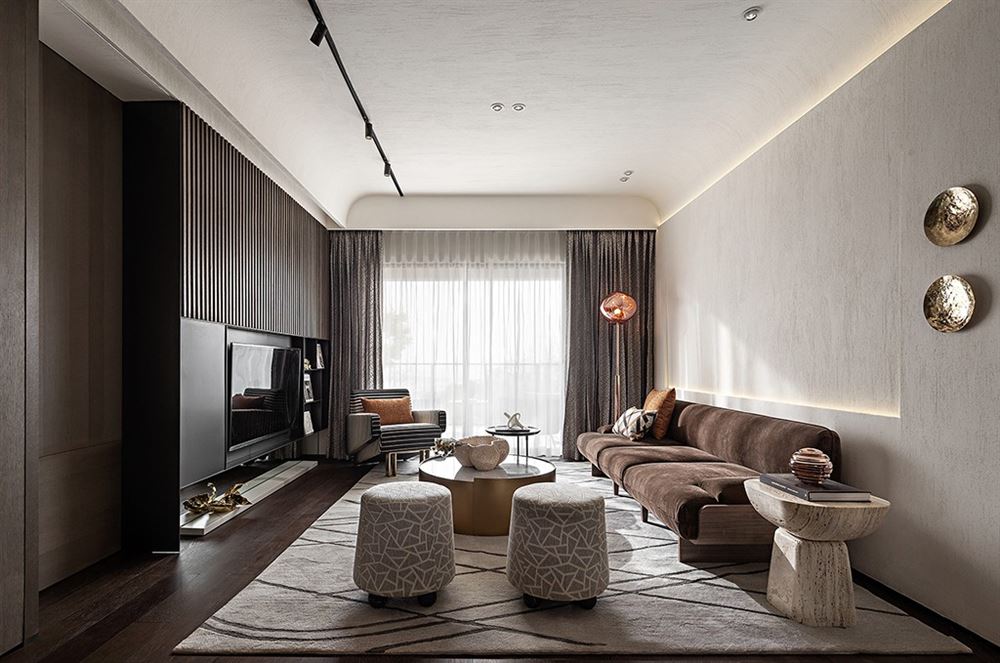 昭通市濱河小區(qū)現(xiàn)代簡(jiǎn)約風(fēng)格四居室裝修案例