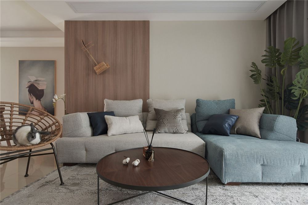 陽(yáng)江市豐怡豪庭北歐風(fēng)格二居室裝修案例