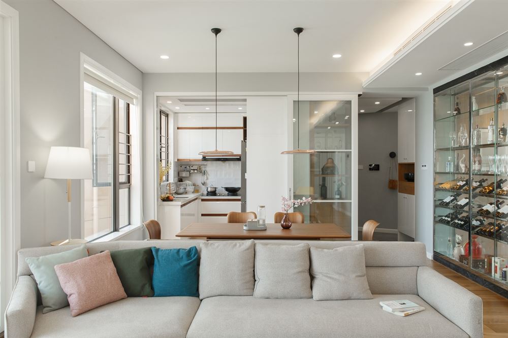 江門市花城又一村北歐風(fēng)格四居室裝修案例