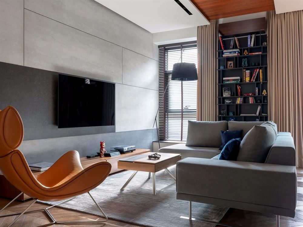 南寧市盛天華府輕奢風(fēng)格三居室裝修案例