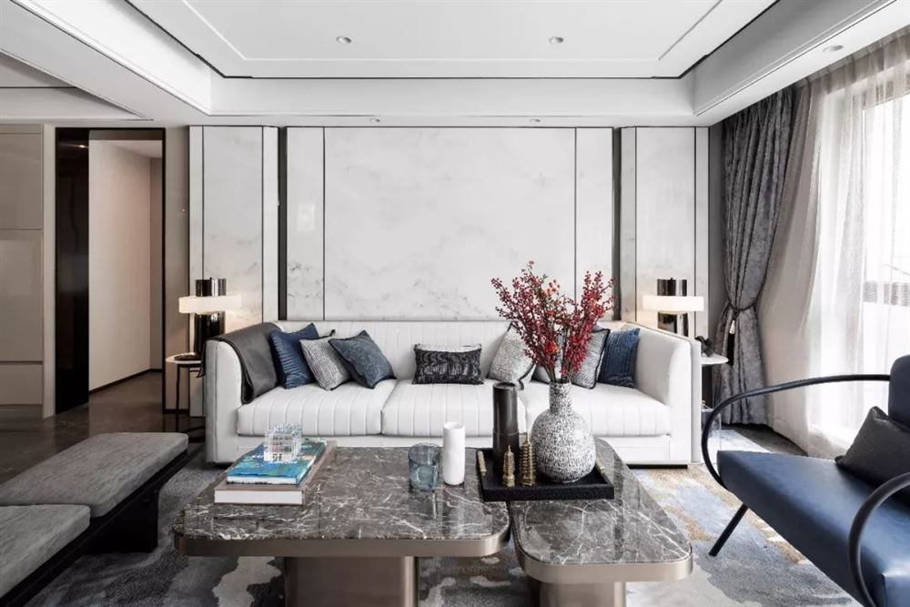 韶關市中核錦苑新中式風格別墅裝修案例