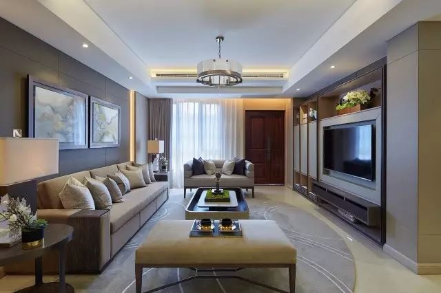 佛山市招商&middot;悅府新中式風格四居室裝修案例